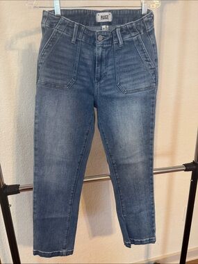PAIGE Mayslie- Cropped High-Rise Jeans